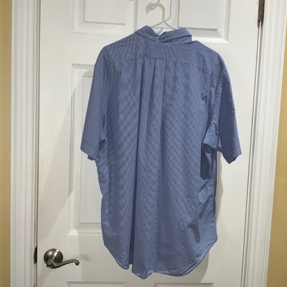 Ralph Lauren cotton Classic Fit gingham Oxford short sleeve button shirt - Picture 4 of 6